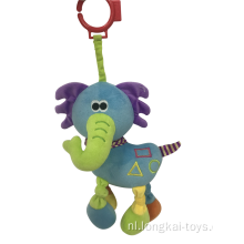 Blauwe olifant hangmat baby speelgoed